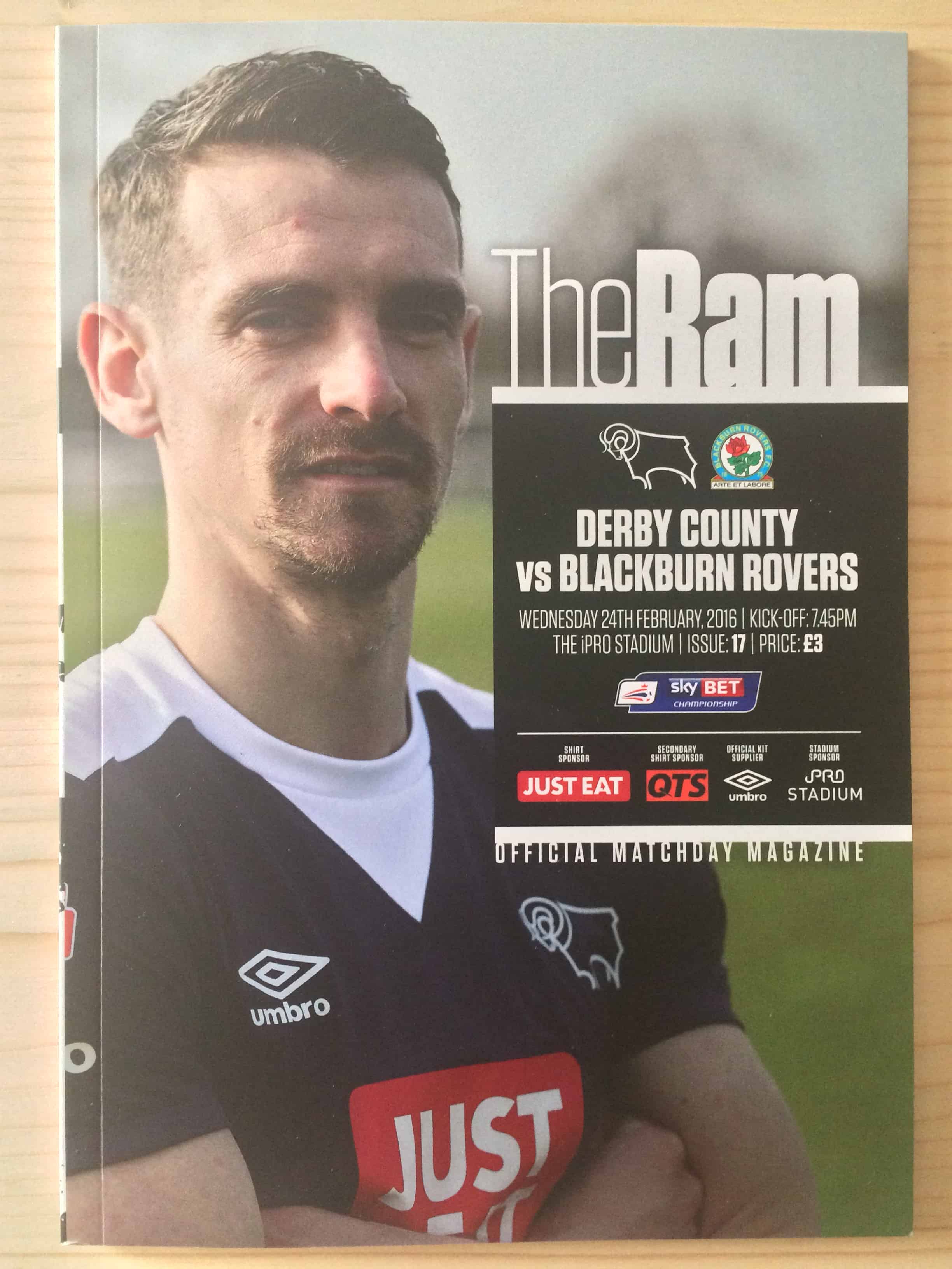 Derby County FC v Blackburn Rovers FC